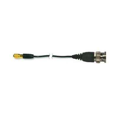Câble coaxial noir miniature et léger, gaine d'isolation en vinyle, 0,9 mètre, fiche 5-44 vers fiche...