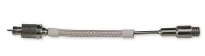 Ligne dure, isolation minérale, câble coaxial (-300 à +1200 F), 10-ft, 10-32 plug to 10-32 jack L'a...
