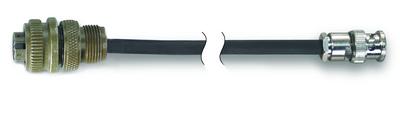 Câble blindé Industriel 3 mètres military 2-pin conn. à BNC plug...