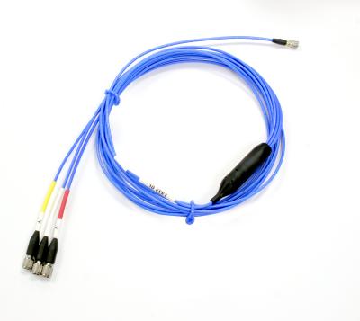 Câble blindé 4 conducteurs à faible bruit, 5 pieds (1.5m), entrée Mini 4 socket plug, sortie 10-32 p...