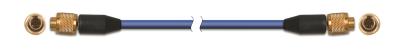 Câble rallonge 4-conducteurs type FEP, longueur 40 pieds (130 mètres) 4-broches ¼-28 femelle à 4-br...