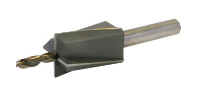 Outil de fraisage de surfaces planes, diamètre de 1,0 avec mèche pour un taraudage 1/4-28 (taraudage...