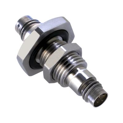 Adaptateur hermétique, 4-broches ¼-28 mâle à 4-broches ¼-28 mâle, faible coefficient de dégazage...