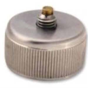 "1.5"" flat surface magnet with 10-32 tapped hole for mounting bolt and hole for accommodation of lo...
