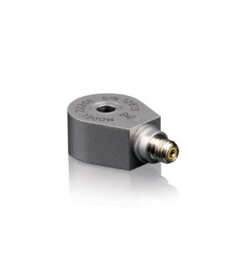 Accéléromètre, piézoelectrique, 3 pC/g, -55 °C à +260 °C, isolé, montage traversant, 3,1 grammes, co...