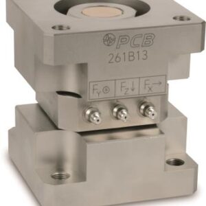 Capteur de force triaxial charge. 10k lb (Fz). 4k lb (Fx.y). 15 pC/lb (z). 32 pC/lb (x.y). ground is...