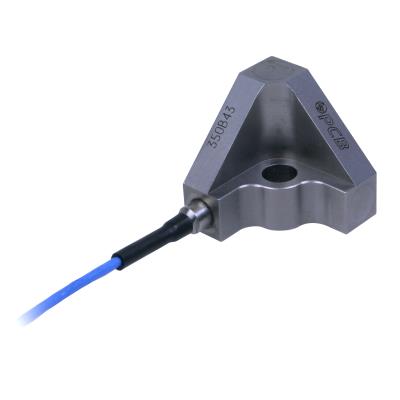 Accéléromètre de choc triaxial ICP® 0.5 mV/g, câble attaché 1.5 mètres • Sensibilité: 0.5 mV/g...