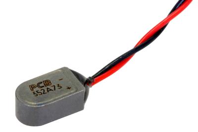 Accéléromètre monoaxial miniature ICP® (0.3 g.), 5 mV/g, câble attaché 3 mètres • Sensibilité: 5 ...