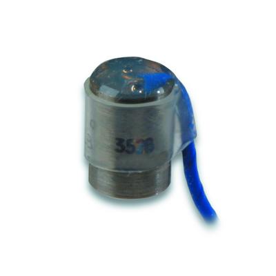 Accéléromètre monoaxial miniature ICP® (0.7 g.), 10 mV/g, câble attaché 3 mètres • Sensibilité : ...