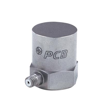 Accéléromètre piézoelectrique ICP® 100-mV/g - Sensibilité: 100 mV / g - Gamme de mesure: ± 50 g pk ...