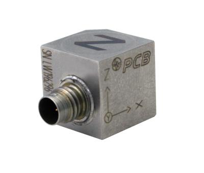Accéléromètre triaxial ICP® 100 mV/g • Sensibilité : 100 mV/g • Gamme de mesure : ±50 g pk • Gamme...