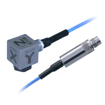 Accéléromètre Triaxial, miniature (4 gm), CP® accel 10 mV/g, TEDS 1.0, câble faible dégazage 5 pieds...