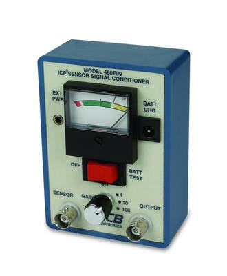 Conditionneur de signal ICP® 1-voie, entrée / sortie BNC, alimentation AC, gain x1, x10, x100...