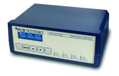 Conditionneur de signal ICP®, gain de x0.1 à x200, gamme de fréquence: 0.05 à 100000 Hz, 4-voies, en...