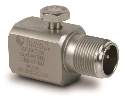 Accéléromètre industriel profil bas ICP®, 100 mV/g - ATEX option sortie température...