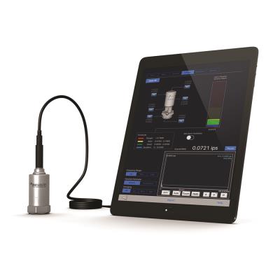 Accéléromètre Industriel numérique, céramique, 0,9 à 15KHz, câble intégré avec connecteur USB...