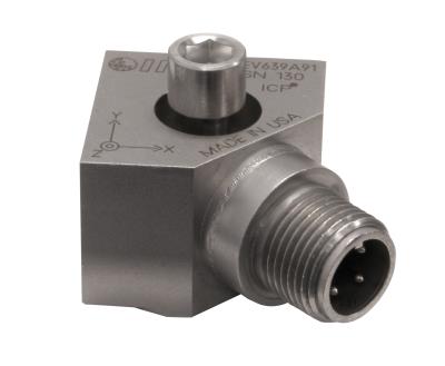 Accéléromètre ICP® triaxial de précision ■ Sensibilité (mV/g) : 100 ■ Gamme de fréquence (Hz) (±3 d...