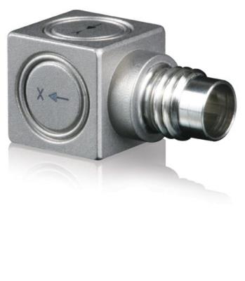 Accéléromètre, IEPE, 10 mV/g triaxial, ±500 g, -54 °C à +125 °C, non isolé, montage adhésif ou filet...