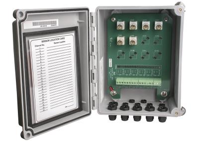 Boitier de raccordement en Fiberglas avec porte de protection Nombre de voies : 6 Connecteurs inter...