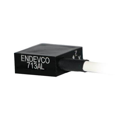 Accelerometer, PR, 2000 g, triaxial, damped, adhesive mount, 25 ft cable, 5V & 10V excitation,...