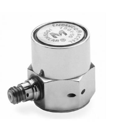 Accéléromètre, piézoelectrique, 10 pC/g, -73 °C à +260 °C, boulon de montage 10-32, connecteur latér...