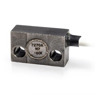 Accéléromètre, piézorésistif, 20 000 g, non amorti, fixation par vis, câble de 1,2 m, faible bruit, ...