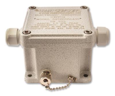 Transmetteur vibration à sortie 4-20 mA et relais pour accéléromètre ICP®, 0 à 1,5 in/sec crête, 3 à...