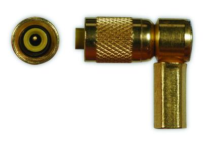 Connecteur 5-44 coaxial plug, angle droit...