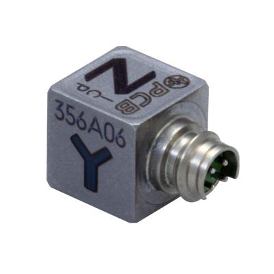 Accéléromètre triaxial miniature ICP® (1.0 g.) 5 mV/g • Sensibilité : 5 mV/g • Gamme de mesure : ±1...