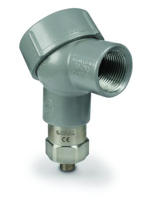 Transmetteur de vibrations 4-20 mA - coude avec bornier de raccordement NPT -certification ATEX • ...