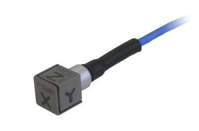 Accéléromètre triaxial miniature ICP® 5 mV/g, haute température - câble 3 mètres - isolation électri...