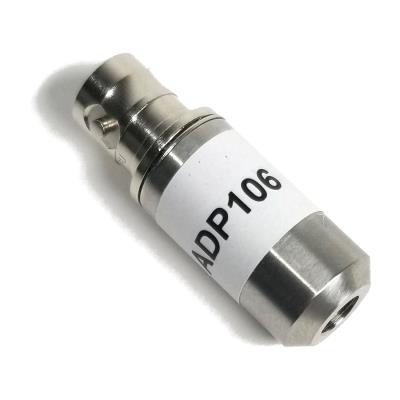 BNC to ¼ inch microphone electrical equivalent with 8 pF capacitance used for electrical testing of ...