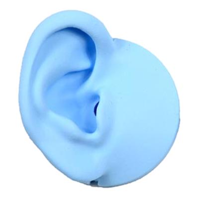 Right pinna for AEC206 with Shore hardness A-25 (hard)...