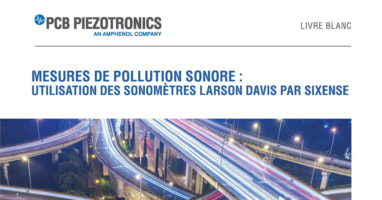 Mesure de pollution sonore – Sixense