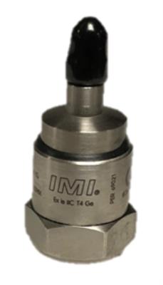 Accéléromètre industriel ICP® à sécurité intrinsèque • Sensibilité : 10 mv/g • Gamme de fréquences ...