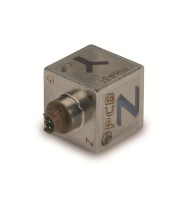 Accéléromètre triaxial miniature ICP® 100 mV/g - TEDS – câble 3 mètres • Sensibilité : 100 mV/g • G...