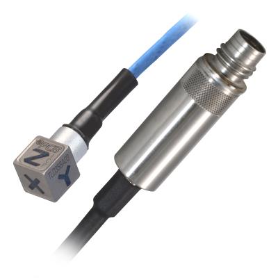 Accéléromètre triaxial miniature ICP® (1.0 g.) 5 mV/g - TEDS • Sensibilité : 5 mV/g • Gamme de mesu...